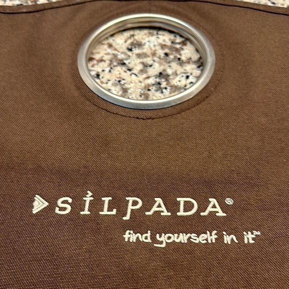 Silpada Brown Tote Bag - Picture 2 of 3